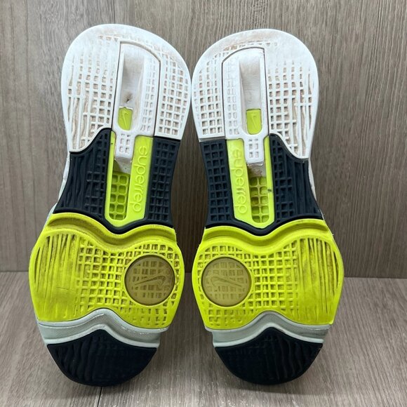 Nike Air Zoom SuperRep 3 Training Shoes Women 6.5 Lace Up DA9492-101 White Green - Picture 11 of 13